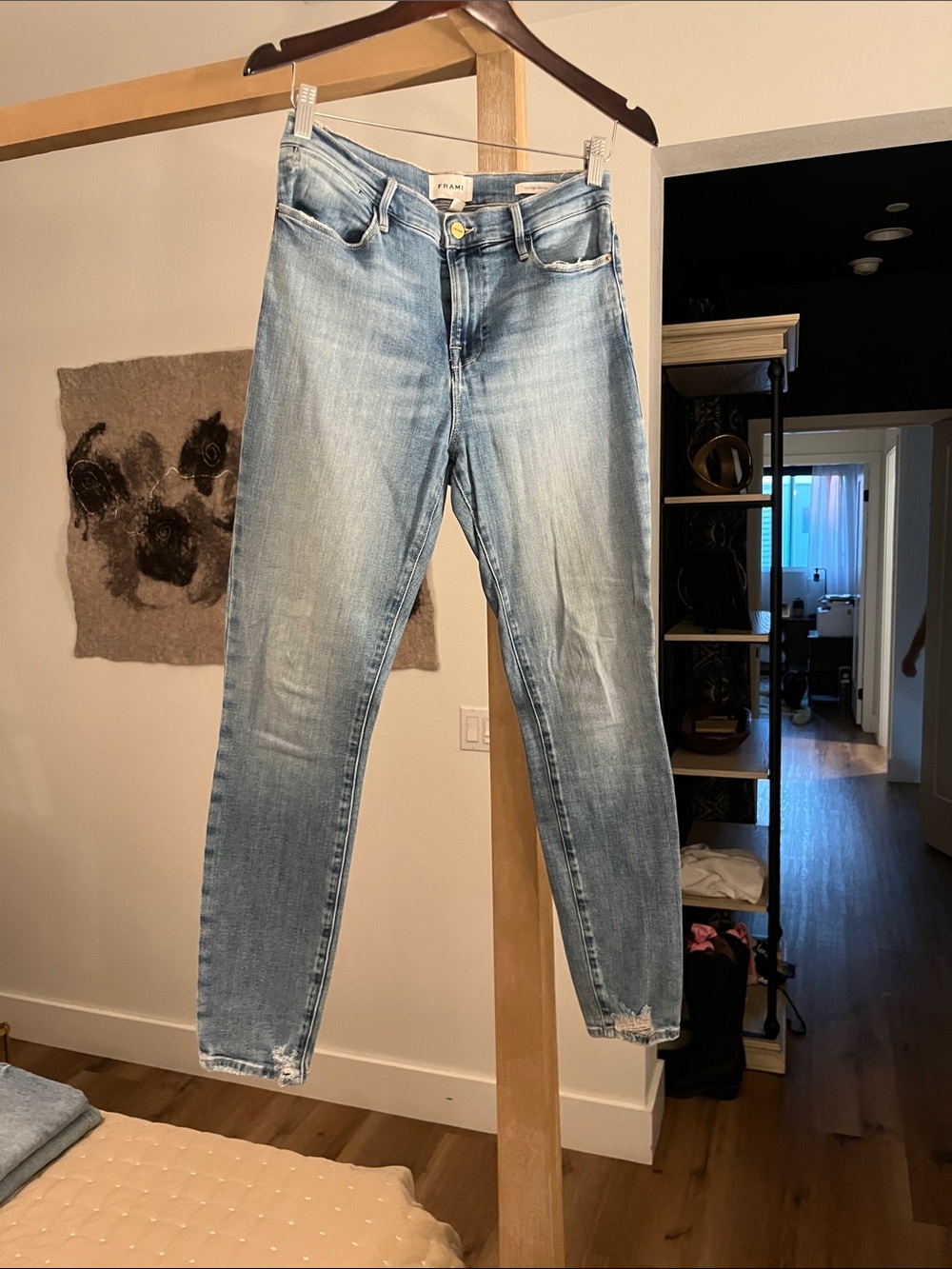 Frame Denim Women's Light Blue Skinny Jeans
